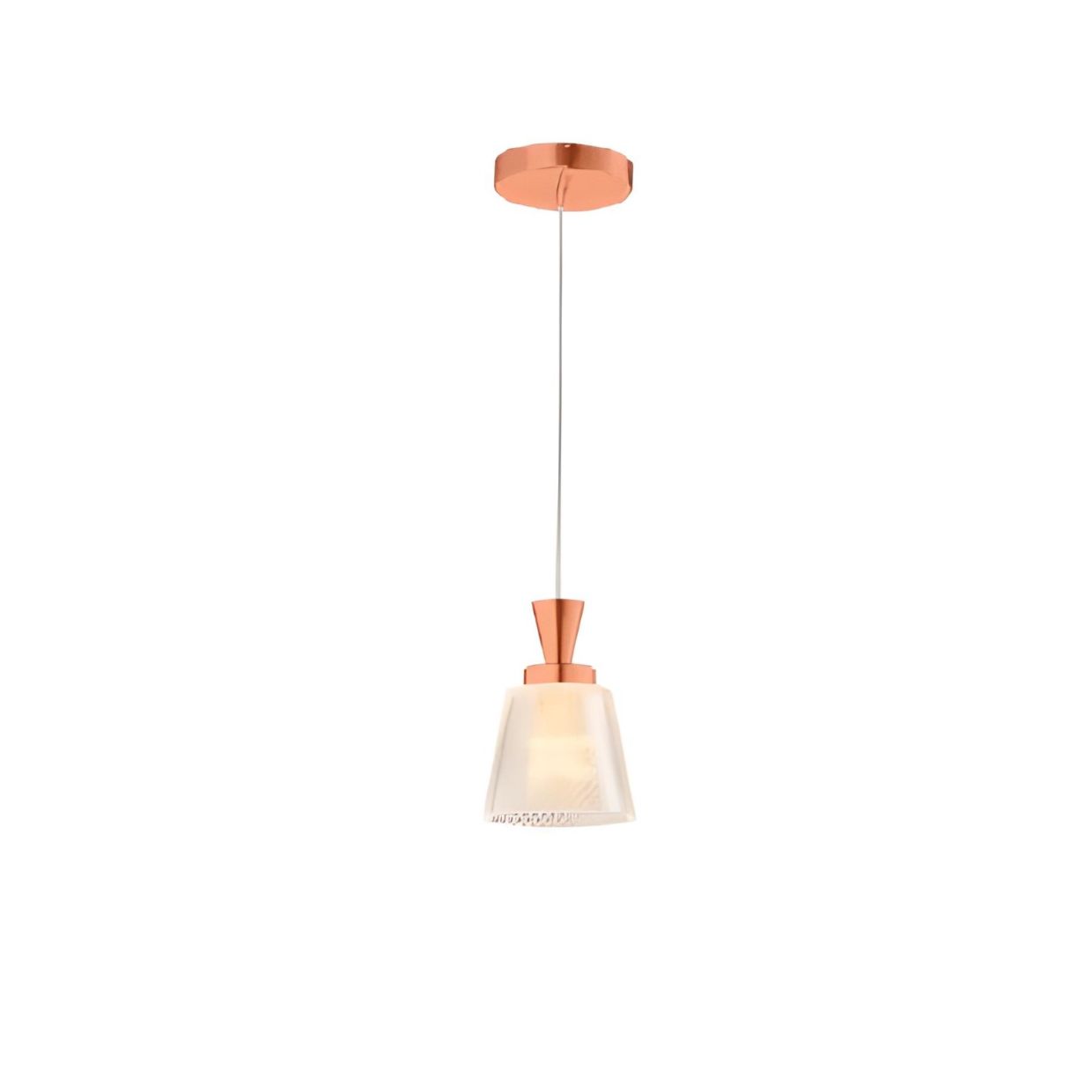 Produto Nova Luz: PEND. ADARA 1X E-27 COBRE R=SL-5753/H1 COPP HEVVY