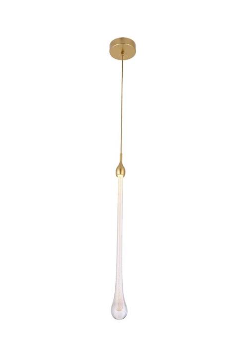 Produto Nova Luz: PEND.NORDECOR LED ZIAH 3W 3000K DOURADO R=2410